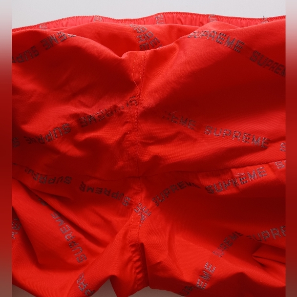 SUPREME REFLECTIVE text track pants size XL orange - Picture 14 of 16
